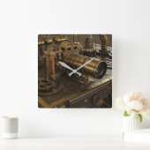 Horloge murale de la caméra Steampunk (Maison)