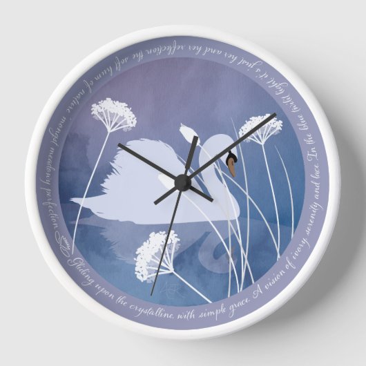 Horloge murale de la chanson de cygne (Recto)