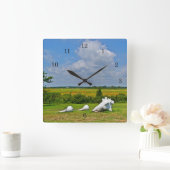 Horloge murale de la coque de mer (Maison)