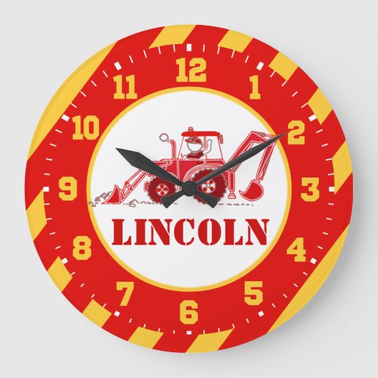 Horloge murale de la crevette rouge pour enfants t (Recto)