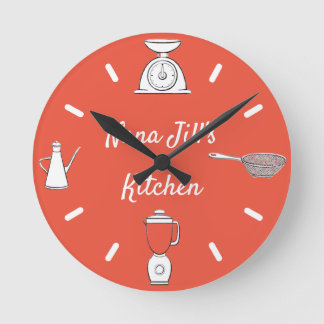 Horloge murale de la cuisine de Nana
