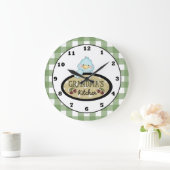 Horloge murale de la cuisine d'oiseaux de grand-mè (Maison)