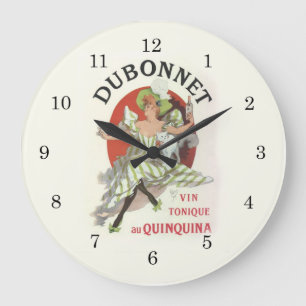 Horloge murale de la dame Dubonnet