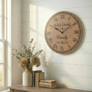 Horloge murale de la famille Williams – Décoration