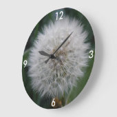 Horloge murale de la fleur de Dandelion (Angle)