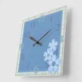 Horloge murale de la fleur de rapprochement (Angle)