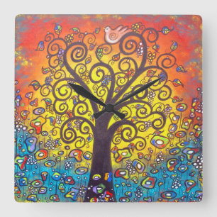 Horloge murale de la générosité de la vie