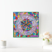 Horloge murale de la lumière du Tarot (Maison)