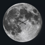 Horloge murale de la lune<br><div class="desc">Conception de l'horloge murale de la Lune</div>