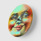 Horloge murale de la Lune bleue (Angle)