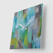 Horloge murale de la lune d'argent (Angle)