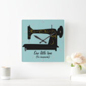 Horloge murale de la machine à coudre antique (Maison)