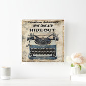 Horloge murale de la machine à écrire (Maison)