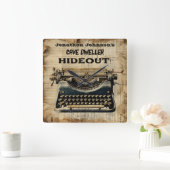 Horloge murale de la machine à écrire manuelle amu (Maison)