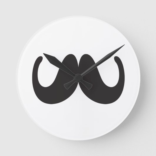 Horloge murale de la moustache (Recto)