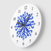 Horloge murale de la neige (Angle)