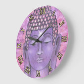 Horloge murale de la peinture de bouddha (Angle)