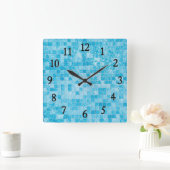 Horloge murale de la piscine bleue (Maison)