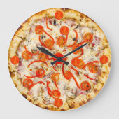Horloge murale de la pizza (Recto)