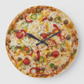 Horloge murale de la pizza (Recto)