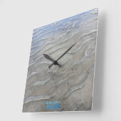 Horloge murale de la plage de sable (Angle)