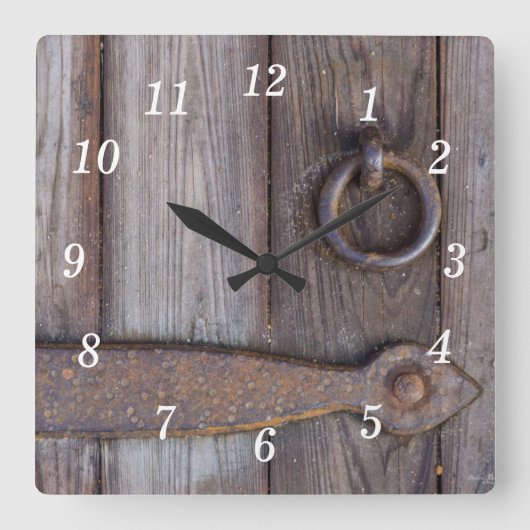 Horloge murale de la poignée de la porte de la cav (Recto)