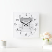 Horloge murale de la porte d'écho (Maison)