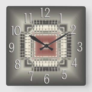 Horloge murale de la puce informatique
