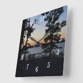 Horloge murale de la roche de table (Angle)