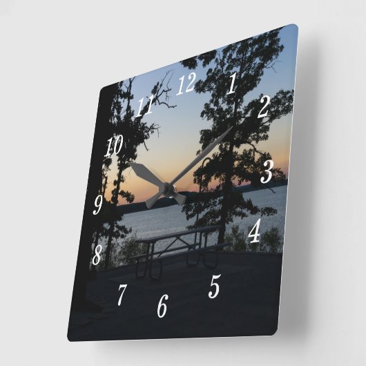 Horloge murale de la roche de table (Angle)