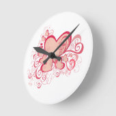 Horloge murale de la Saint-Valentin (Angle)