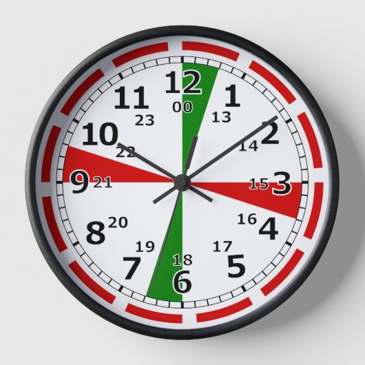 Horloge murale de la salle radio (Recto)