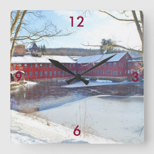 Horloge murale de la société Collins