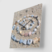 Horloge murale de la spirale de plage (Angle)