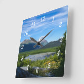 Horloge murale de la vallée du glacier de la sorti (Angle)