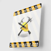 Horloge murale de la zone de construction (Angle)