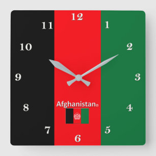 Horloge murale de l'Afghanistan