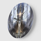 Horloge murale de l'aile paradisiaque (Angle)