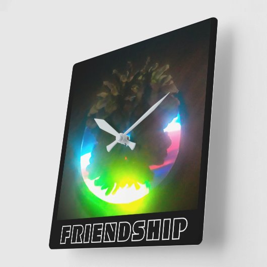 Horloge murale de l'amitié (Angle)