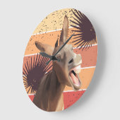 Horloge murale de l'âne hurlant (Angle)