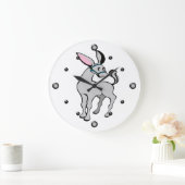 Horloge murale de l'âne stylisée (Maison)