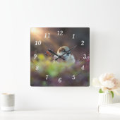 Horloge murale de l'angle de bain solaire (Maison)