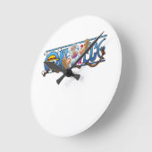 Horloge murale de l'anime One Piece G5 Pirate (Angle)