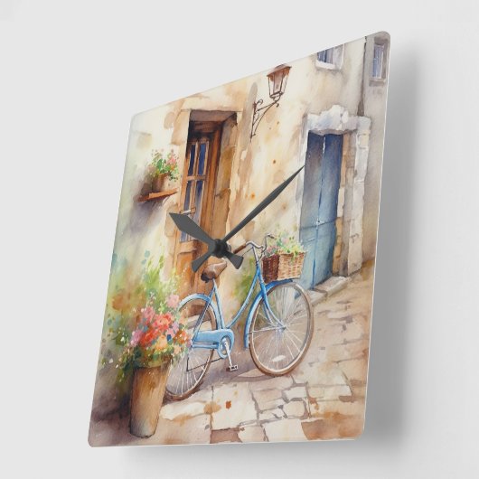 Horloge murale de l'aquarelle (Angle)