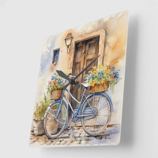 Horloge murale de l'aquarelle (Angle)