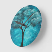 Horloge murale de l'arbre Abstrait (Angle)