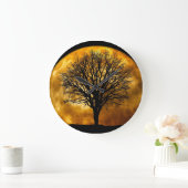 Horloge murale de l'arbre de lune (Maison)