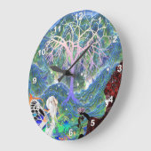 Horloge murale de l'Arbre Magique (Angle)