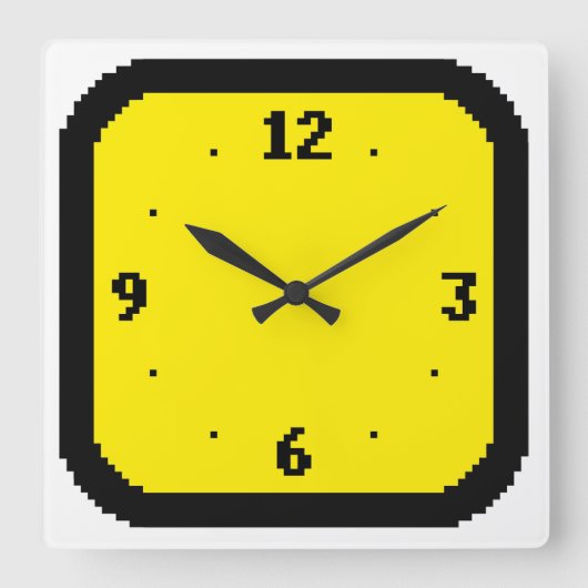 Horloge murale de l'Arcade de pixels 8 bits (n'imp (Recto)
