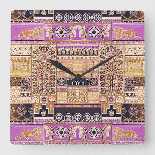 Horloge murale de l'Assyrie antique (Recto)